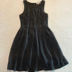 Delia*s CUTE TANK DRESS WITH BLACK AND WHITE POLKA DOTS!!